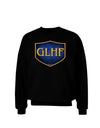 GLHF - Good Luck Have Fun Adult Dark Sweatshirt by TooLoud-Sweatshirts-TooLoud-Black-Small-Davson Sales