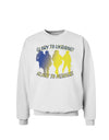 Glory to Ukraine Glory to Heroes Sweatshirt-Sweatshirts-TooLoud-White-Small-Davson Sales
