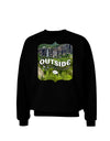 Go Outside - Beautiful Cliffs Adult Dark Sweatshirt by-Sweatshirts-TooLoud-Black-Small-Davson Sales