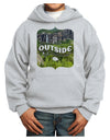 Go Outside - Beautiful Cliffs Youth Hoodie Pullover Sweatshirt by-Youth Hoodie-TooLoud-Ash-XS-Davson Sales