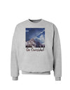 Go Outside Mountain Sweatshirt by TooLoud-Sweatshirts-TooLoud-AshGray-Small-Davson Sales