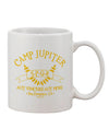 Gold Printed 11 oz Coffee Mug featuring the Camp Jupiter - SPQR Banner - by TooLoud-11 OZ Coffee Mug-TooLoud-White-Davson Sales