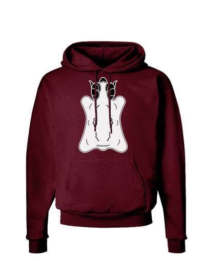 Golden Fleece Black and White Design Dark Hoodie Sweatshirt by TooLoud-Hoodie-TooLoud-Maroon-Small-Davson Sales