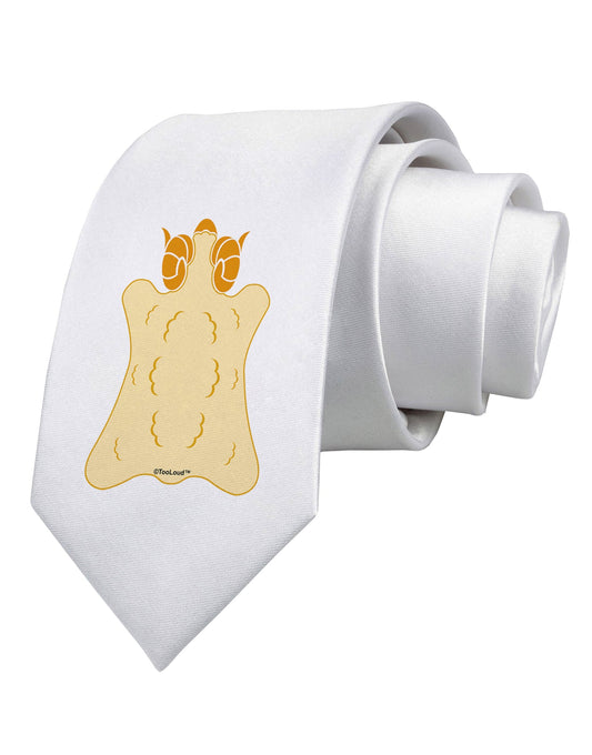 Golden Fleece Design - Mythology Printed White Necktie by TooLoud
