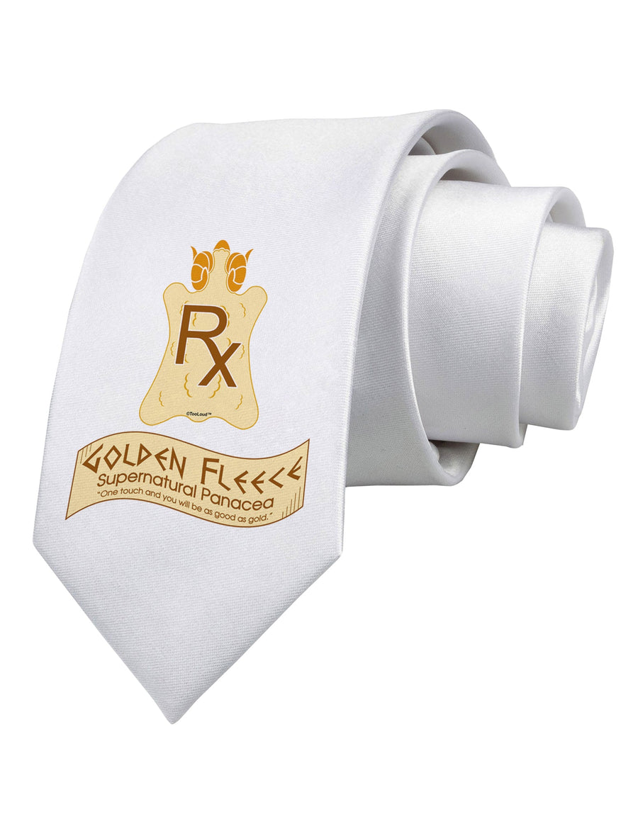 Golden Fleece - Supernatural Panacea Printed White Necktie by TooLoud