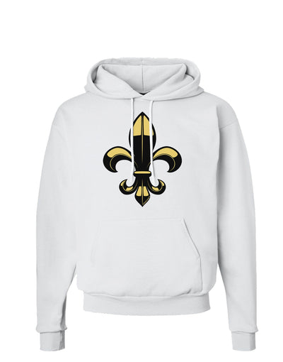 Golden Fleur de Lis Hoodie Sweatshirt-Hoodie-TooLoud-White-Small-Davson Sales