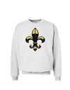 Golden Fleur de Lis Sweatshirt-Sweatshirt-TooLoud-White-Small-Davson Sales