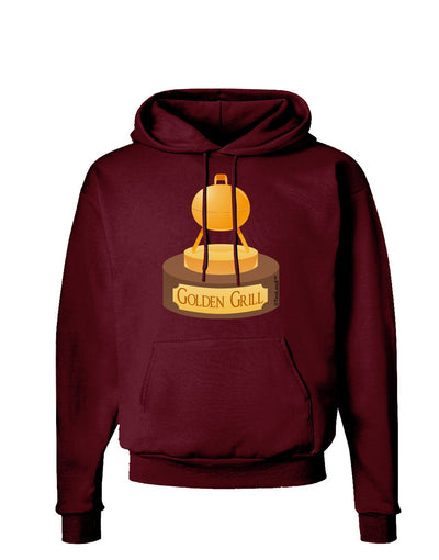 Golden Grill Trophy Dark Hoodie Sweatshirt by TooLoud-Hoodie-TooLoud-Maroon-Small-Davson Sales