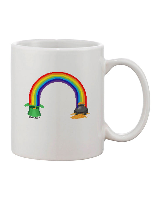 Golden Pixel Printed 11 oz Coffee Mug - TooLoud-11 OZ Coffee Mug-TooLoud-White-Davson Sales