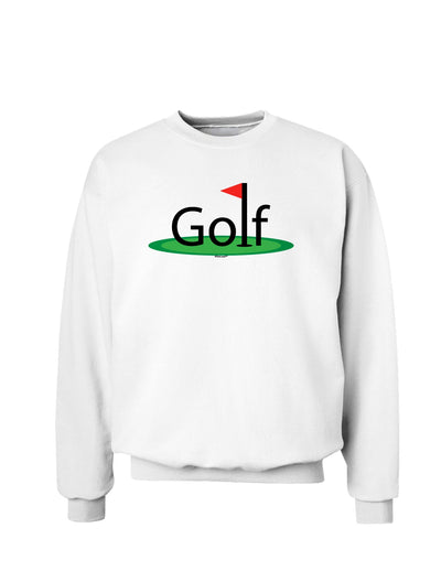 Golf Sweatshirt-Sweatshirts-TooLoud-White-Small-Davson Sales