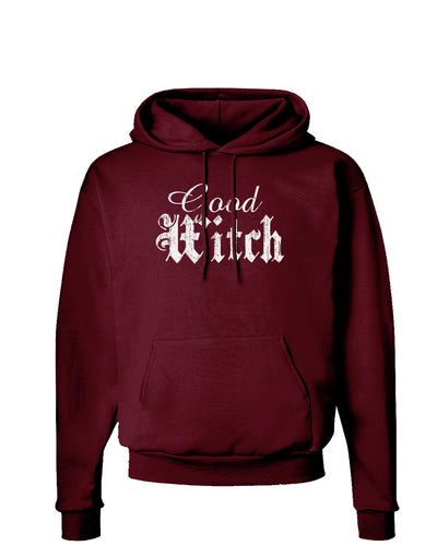 Good Witch - Halloween Distressed Dark Hoodie Sweatshirt-Hoodie-TooLoud-Maroon-Small-Davson Sales