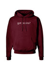 Got Brains Dark Hoodie Sweatshirt-Hoodie-TooLoud-Maroon-Small-Davson Sales