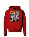 GPA 4 - Grade Point Average Dark Hoodie Sweatshirt-Hoodie-TooLoud-Red-Small-Davson Sales