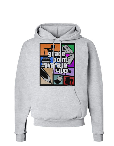 GPA 4 - Grade Point Average Hoodie Sweatshirt-Hoodie-TooLoud-AshGray-Small-Davson Sales