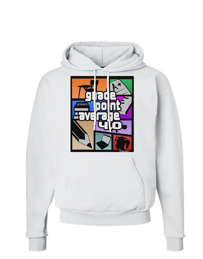 GPA 4 - Grade Point Average Hoodie Sweatshirt-Hoodie-TooLoud-White-Small-Davson Sales