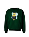 Graduation Bee Adult Dark Sweatshirt-Sweatshirt-TooLoud-Deep-Forest-Green-Small-Davson Sales