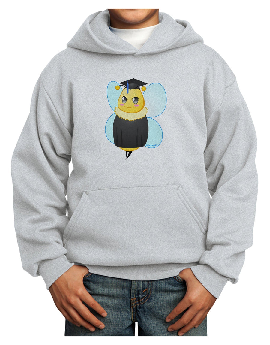 Graduation Bee Youth Hoodie Pullover Sweatshirt-Youth Hoodie-TooLoud-White-XS-Davson Sales