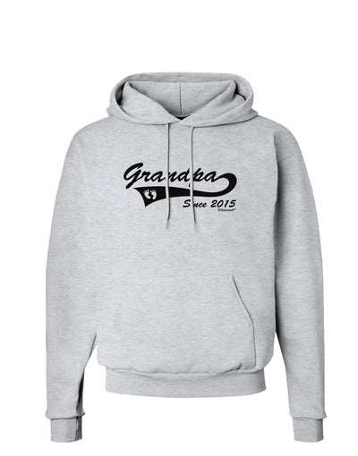 Grandpa Since 2015 Hoodie Sweatshirt by TooLoud-Hoodie-TooLoud-AshGray-Small-Davson Sales