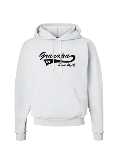 Grandpa Since 2015 Hoodie Sweatshirt by TooLoud-Hoodie-TooLoud-White-Small-Davson Sales