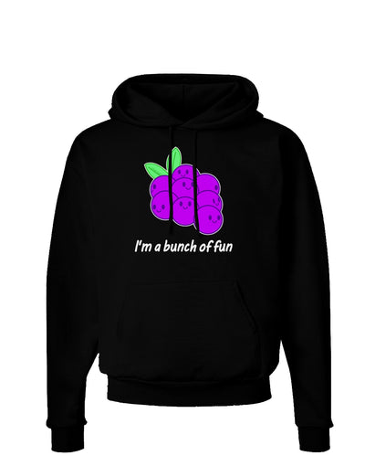 Grapes - I'm a Bunch of Fun Dark Hoodie Sweatshirt-Hoodie-TooLoud-Black-Small-Davson Sales