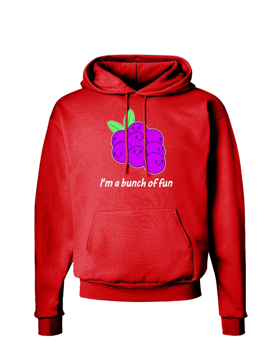 Grapes - I'm a Bunch of Fun Dark Hoodie Sweatshirt-Hoodie-TooLoud-Black-Small-Davson Sales