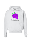 Grapes - I'm a Bunch of Fun Hoodie Sweatshirt-Hoodie-TooLoud-White-Small-Davson Sales