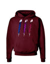 Graphic Feather Design - Feather Trio Dark Hoodie Sweatshirt by TooLoud-Hoodie-TooLoud-Maroon-Small-Davson Sales