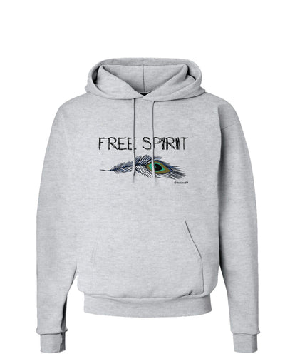 Graphic Feather Design - Free Spirit Hoodie Sweatshirt by TooLoud-Hoodie-TooLoud-AshGray-Small-Davson Sales