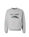 Graphic Feather Design - Free Spirit Sweatshirt by TooLoud-Sweatshirts-TooLoud-AshGray-Small-Davson Sales