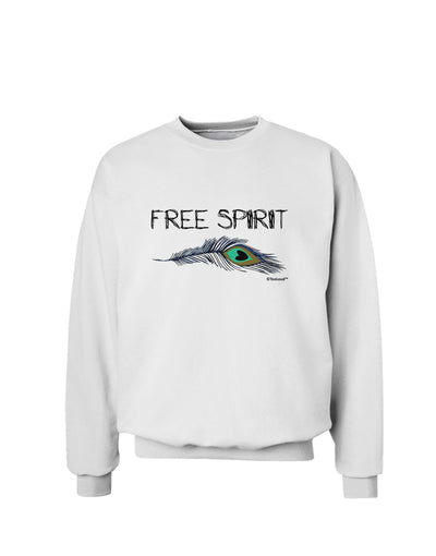 Graphic Feather Design - Free Spirit Sweatshirt by TooLoud-Sweatshirts-TooLoud-White-Small-Davson Sales