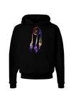 Graphic Feather Design - Galaxy Dreamcatcher Dark Hoodie Sweatshirt by TooLoud-Hoodie-TooLoud-Black-Small-Davson Sales