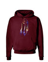 Graphic Feather Design - Galaxy Dreamcatcher Dark Hoodie Sweatshirt by TooLoud-Hoodie-TooLoud-Maroon-Small-Davson Sales