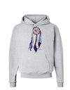 Graphic Feather Design - Galaxy Dreamcatcher Hoodie Sweatshirt by TooLoud-Hoodie-TooLoud-AshGray-Small-Davson Sales