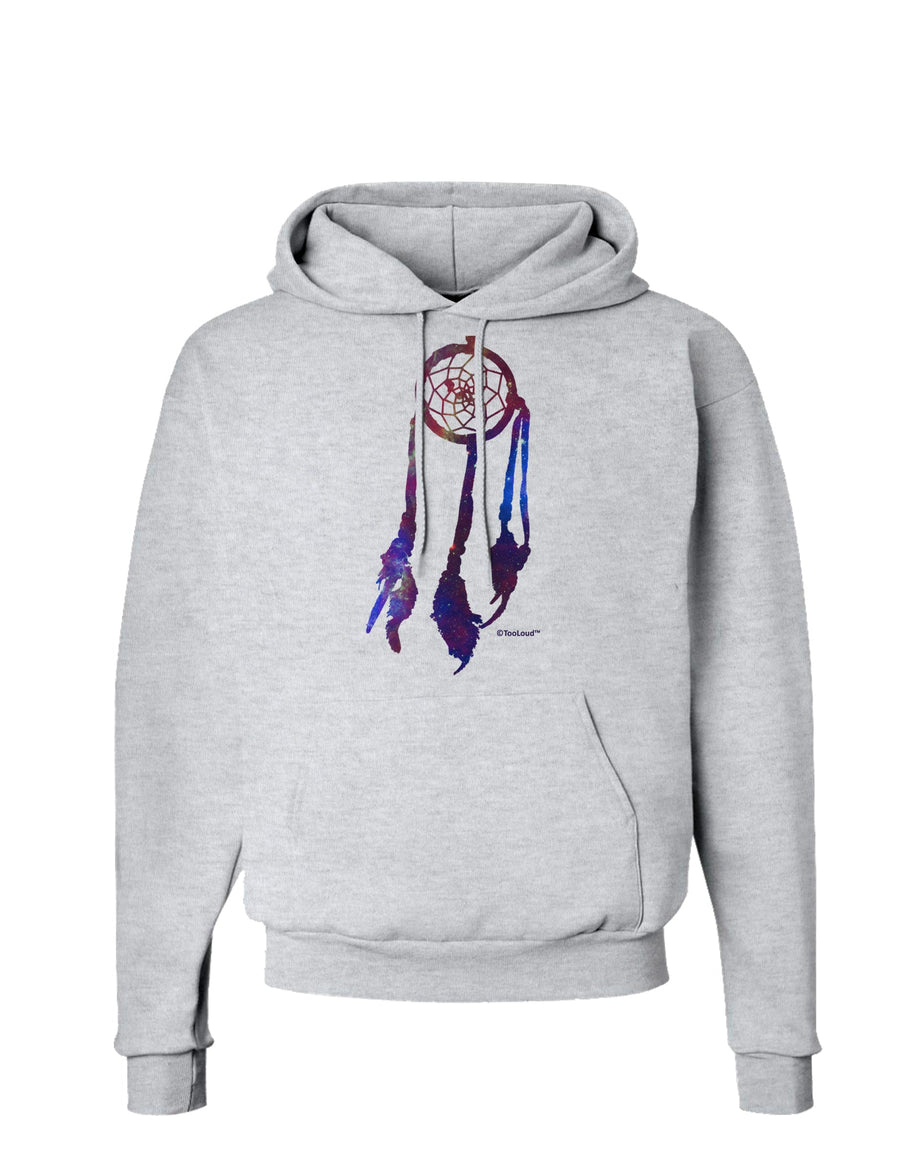 Graphic Feather Design - Galaxy Dreamcatcher Hoodie Sweatshirt by TooLoud-Hoodie-TooLoud-White-Small-Davson Sales