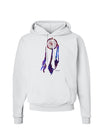 Graphic Feather Design - Galaxy Dreamcatcher Hoodie Sweatshirt by TooLoud-Hoodie-TooLoud-White-Small-Davson Sales