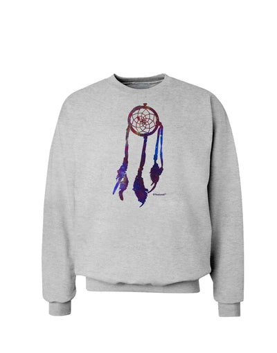 Graphic Feather Design - Galaxy Dreamcatcher Sweatshirt by TooLoud-Sweatshirts-TooLoud-AshGray-Small-Davson Sales