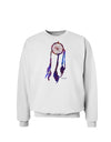 Graphic Feather Design - Galaxy Dreamcatcher Sweatshirt by TooLoud-Sweatshirts-TooLoud-White-Small-Davson Sales