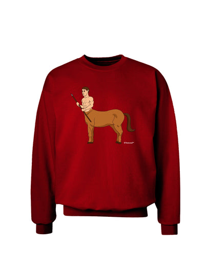 Greek Mythology Centaur Design - Color Adult Dark Sweatshirt by TooLoud-Sweatshirts-TooLoud-Deep-Red-Small-Davson Sales