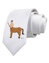 Greek Mythology Centaur Design - Color Printed White Necktie by TooLoud