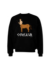 Greek Mythology Centaur Design - Color - Text Adult Dark Sweatshirt by TooLoud-Sweatshirts-TooLoud-Black-Small-Davson Sales