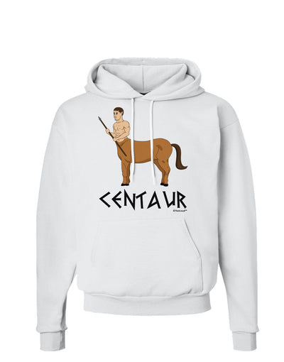 Greek Mythology Centaur Design - Color - Text Hoodie Sweatshirt by TooLoud-Hoodie-TooLoud-White-Small-Davson Sales