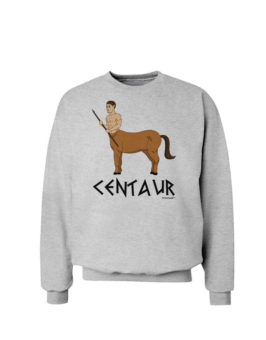 Greek Mythology Centaur Design - Color - Text Sweatshirt by TooLoud-Sweatshirts-TooLoud-White-Small-Davson Sales