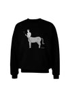 Greek Mythology Centaur Design - Grayscale Adult Dark Sweatshirt by TooLoud-Sweatshirts-TooLoud-Black-Small-Davson Sales