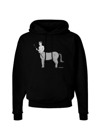 Greek Mythology Centaur Design - Grayscale Dark Hoodie Sweatshirt by TooLoud-Hoodie-TooLoud-Black-Small-Davson Sales