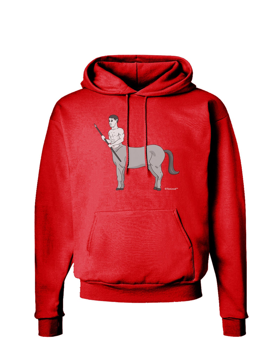 Greek Mythology Centaur Design - Grayscale Dark Hoodie Sweatshirt by TooLoud-Hoodie-TooLoud-Black-Small-Davson Sales