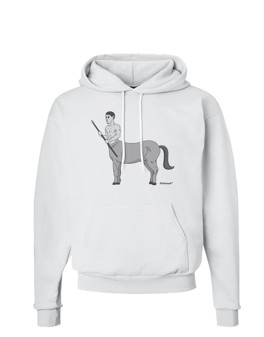 Greek Mythology Centaur Design - Grayscale Hoodie Sweatshirt by TooLoud-Hoodie-TooLoud-White-Small-Davson Sales