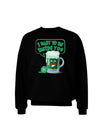 Green Beer - Inside You Adult Dark Sweatshirt-Sweatshirts-TooLoud-Black-Small-Davson Sales