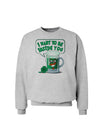 Green Beer - Inside You Sweatshirt-Sweatshirts-TooLoud-AshGray-Small-Davson Sales