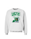 Green Beer - Inside You Sweatshirt-Sweatshirts-TooLoud-White-Small-Davson Sales