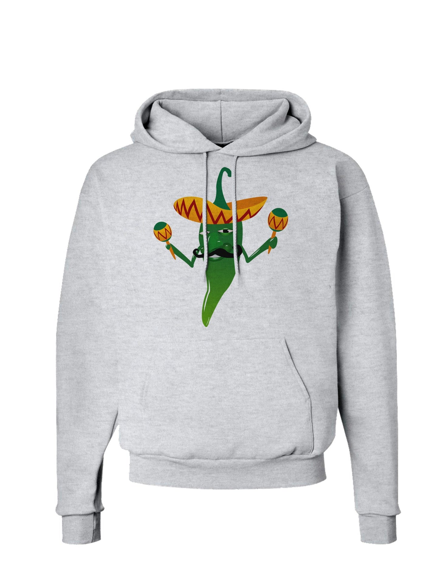 Green Hot Mexican Chili Pepper Hoodie Sweatshirt-Hoodie-TooLoud-AshGray-Small-Davson Sales